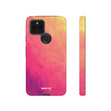 Sunset Brushstrokes-Phone Case-Printify-Google Pixel 5 5G-Glossy-Movvy