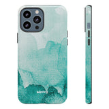 Aquamarine Watercolor-Phone Case-Printify-iPhone 13 Pro Max-Glossy-Movvy