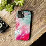 Aquaberry Brushstrokes-Phone Case-Printify-Movvy