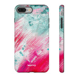 Aquaberry Brushstrokes-Phone Case-Printify-iPhone 8 Plus-Matte-Movvy