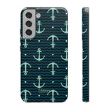 Anchor Hearts-Phone Case-Samsung Galaxy S22 Plus-Glossy-Movvy