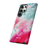 Aquaberry Brushstrokes-Phone Case-Printify-Movvy