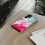 Aquaberry Brushstrokes-Phone Case-Printify-Movvy
