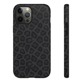 Onyx Leopard-Phone Case-Printify-iPhone 12 Pro Max-Glossy-Movvy