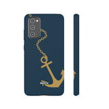 Gold Chained Anchor-Phone Case-Printify-Samsung Galaxy S20 FE-Matte-Movvy