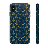 Gold Anchors-Phone Case-Printify-iPhone XS MAX-Glossy-Movvy