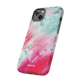 Aquaberry Brushstrokes-Phone Case-Printify-Movvy