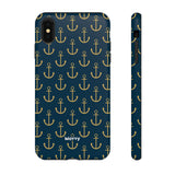 Gold Anchors-Phone Case-Printify-iPhone XS MAX-Matte-Movvy