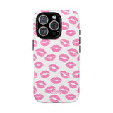 Pink Lips-Phone Case-Printify-iPhone 16 Pro-Glossy-Movvy