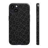 Onyx Leopard-Phone Case-Printify-iPhone 13-Glossy-Movvy