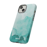 Aquamarine Watercolor-Phone Case-Printify-Movvy