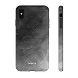 Grayscale Brushstrokes-Phone Case-Printify-iPhone XS MAX-Glossy-Movvy