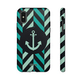 Herringbone-Phone Case-Printify-iPhone XS-Matte-Movvy