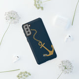 Gold Chained Anchor-Phone Case-Printify-Movvy