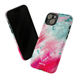 Aquaberry Brushstrokes-Phone Case-Printify-Movvy