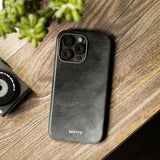 Grayscale Brushstrokes-Phone Case-Printify-Movvy