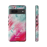 Aquaberry Brushstrokes-Phone Case-Printify-Google Pixel 7-Glossy-Movvy