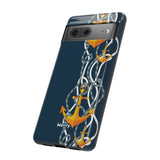 Anchored-Phone Case-Printify-Movvy