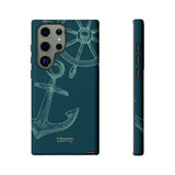 Wheel and Anchor-Phone Case-Printify-Samsung Galaxy S23 Ultra-Matte-Movvy
