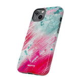 Aquaberry Brushstrokes-Phone Case-Printify-Movvy