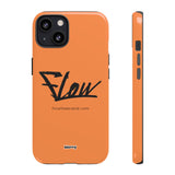 FLOW (Orange)-Phone Case-Printify-iPhone 13-Glossy-Movvy