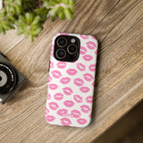 Pink Lips-Phone Case-Printify-Movvy