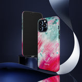 Aquaberry Brushstrokes-Phone Case-Printify-Movvy