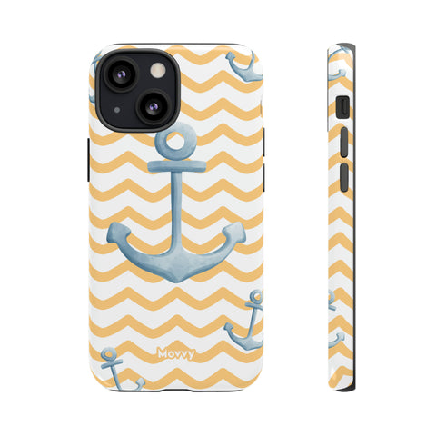 Waves-Phone Case-iPhone 13 Mini-Glossy-Movvy