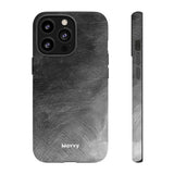 Grayscale Brushstrokes-Phone Case-Printify-iPhone 13 Pro-Matte-Movvy