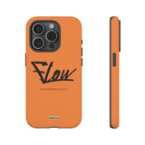 FLOW (Orange)-Phone Case-Printify-iPhone 15 Pro-Matte-Movvy