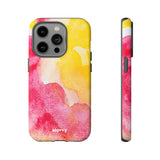 Sunset Watercolor-Phone Case-Printify-iPhone 14 Pro-Matte-Movvy