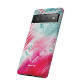 Aquaberry Brushstrokes-Phone Case-Printify-Movvy