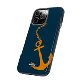 Orange Chained Anchor-Phone Case-Printify-Movvy