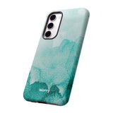 Aquamarine Watercolor-Phone Case-Printify-Movvy