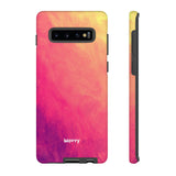 Sunset Brushstrokes-Phone Case-Printify-Samsung Galaxy S10 Plus-Matte-Movvy