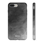 Grayscale Brushstrokes-Phone Case-iPhone 8 Plus-Glossy-Movvy