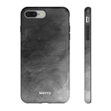 Grayscale Brushstrokes-Phone Case-Printify-iPhone 8 Plus-Glossy-Movvy