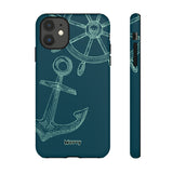 Wheel and Anchor-Phone Case-Printify-iPhone 11-Matte-Movvy