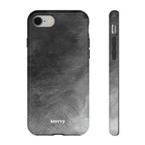 Grayscale Brushstrokes-Phone Case-Printify-iPhone 8-Glossy-Movvy