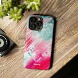 Aquaberry Brushstrokes-Phone Case-Printify-Movvy