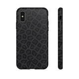 Onyx Leopard-Phone Case-Printify-iPhone XS-Matte-Movvy