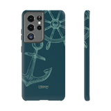 Wheel and Anchor-Phone Case-Printify-Samsung Galaxy S21 Ultra-Matte-Movvy