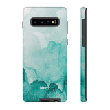 Aquamarine Watercolor-Phone Case-Samsung Galaxy S10 Plus-Matte-Movvy