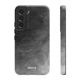 Grayscale Brushstrokes-Phone Case-Printify-Samsung Galaxy S22-Matte-Movvy