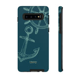 Wheel and Anchor-Phone Case-Printify-Samsung Galaxy S10-Glossy-Movvy