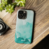 Aquamarine Watercolor-Phone Case-Printify-Movvy