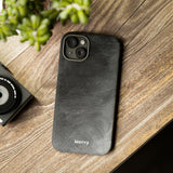 Grayscale Brushstrokes-Phone Case-Printify-Movvy