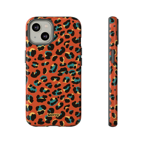 Ruby Leopard-Phone Case-iPhone 14-Glossy-Movvy
