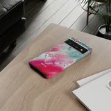 Aquaberry Brushstrokes-Phone Case-Printify-Movvy