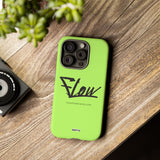 FLOW (Lime)-Phone Case-Printify-Movvy